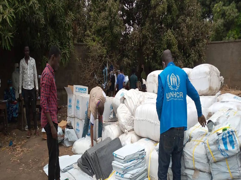 ONU Chad Llegada a Chad de un cargamento de suministros básicos enviados por UNICEF, ACNUR y otras agencias humanitarias