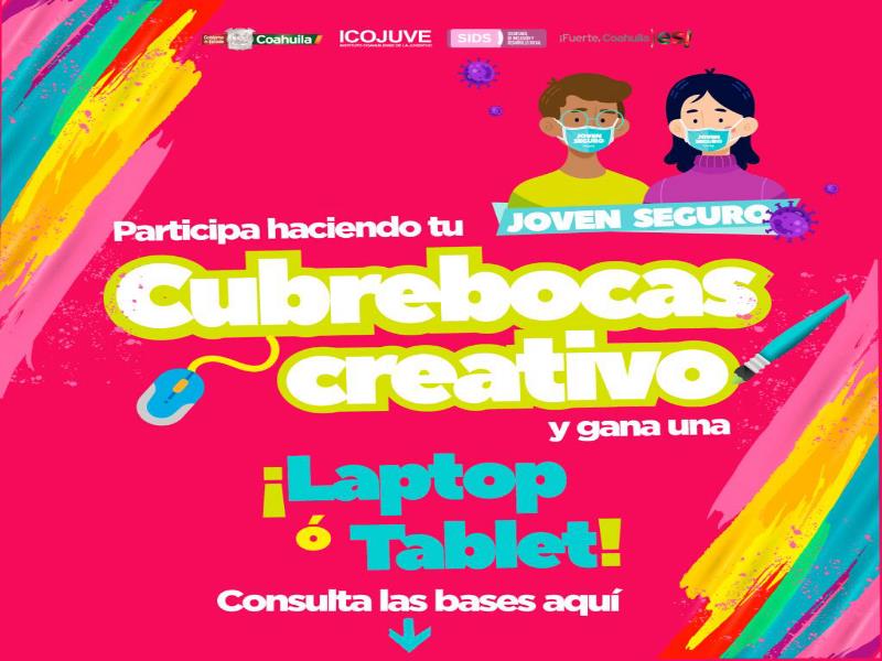 La convocatoria se encuentra abierta y se puede consultar en la página oficial de Facebook: Instituto Coahuilense de la Juventud; o en Instagram icojuve.coah