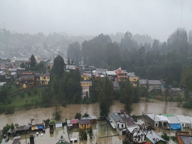 Emiliano Tux Chub. Daños causados por los huracanes Eta e Iota en la ciudad guatemalteca de San Pedro Carcha