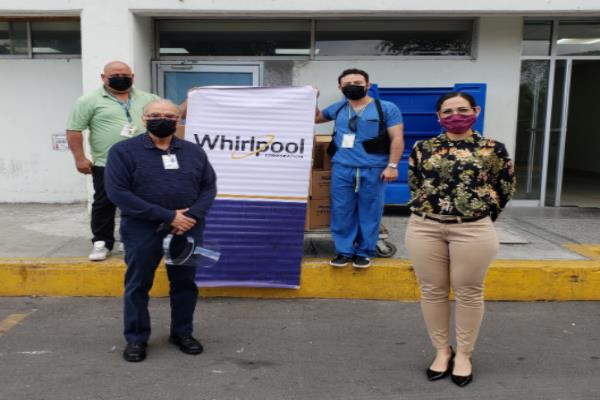 Whirlpool entregó equipos de purificadores de aire a hospitales del estado