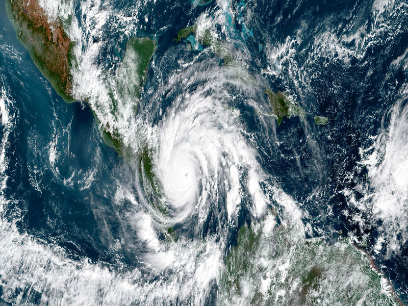 NASA. Una imagen de Satélite de la NASA muestra al huracán Iota tocando tierra en Centroamérica