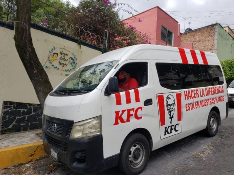 KFC reitera su compromiso de apoyar a quienes más lo necesitan.