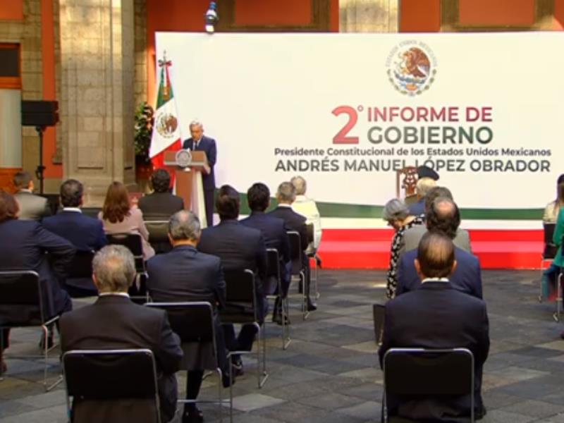 El Presidente de México, Andrés Manuel López Obrador ha dado su mensaje sobre el Segundo Informe de Gobierno