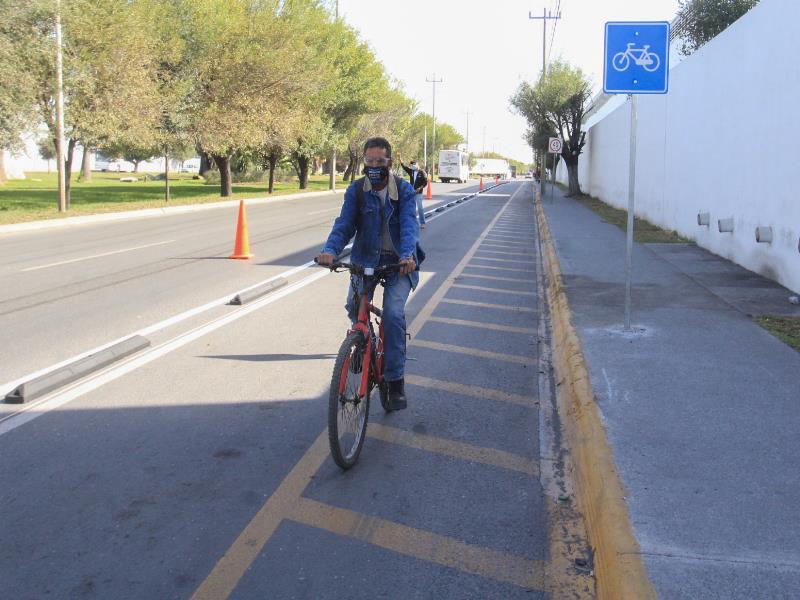 Actualmente en Apodaca se cuenta con una ciclovía de 6 kilómetros 