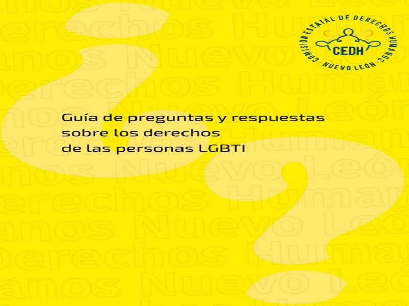 El documento contiene un glosario y 45 preguntas, cuyas respuestas tienen por objeto clarificar los derechos de las personas LGBTI de forma integral e indivisible