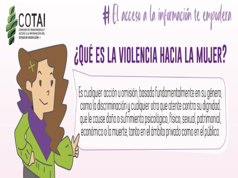 El micrositio se llama Transparencia para Erradicar la Violencia contra las Mujeres.