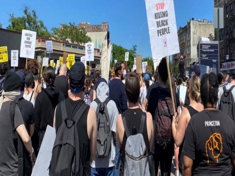 Noticias ONU/Shirin Yaseen Las protestas por la muerte de George Floyd se han sucedidio en diversas ciudades de Estados Unidos, como la de Nueva York