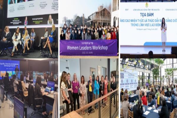 Samsung Electronics organiza reuniones para mujeres ejecutivas y colaboradoras en todo el mundo, con foros y programas anuales para la creación de redes y el desarrollo profesional de las mujeres